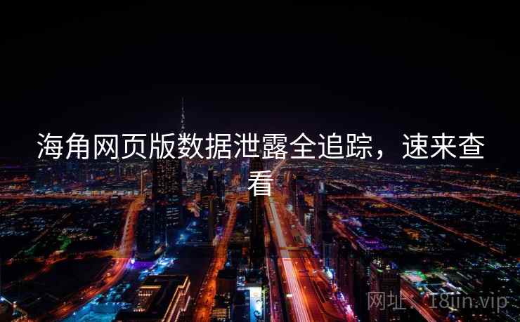 海角网页版数据泄露全追踪，速来查看