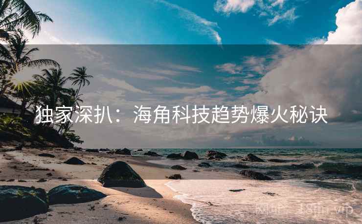 独家深扒：海角科技趋势爆火秘诀
